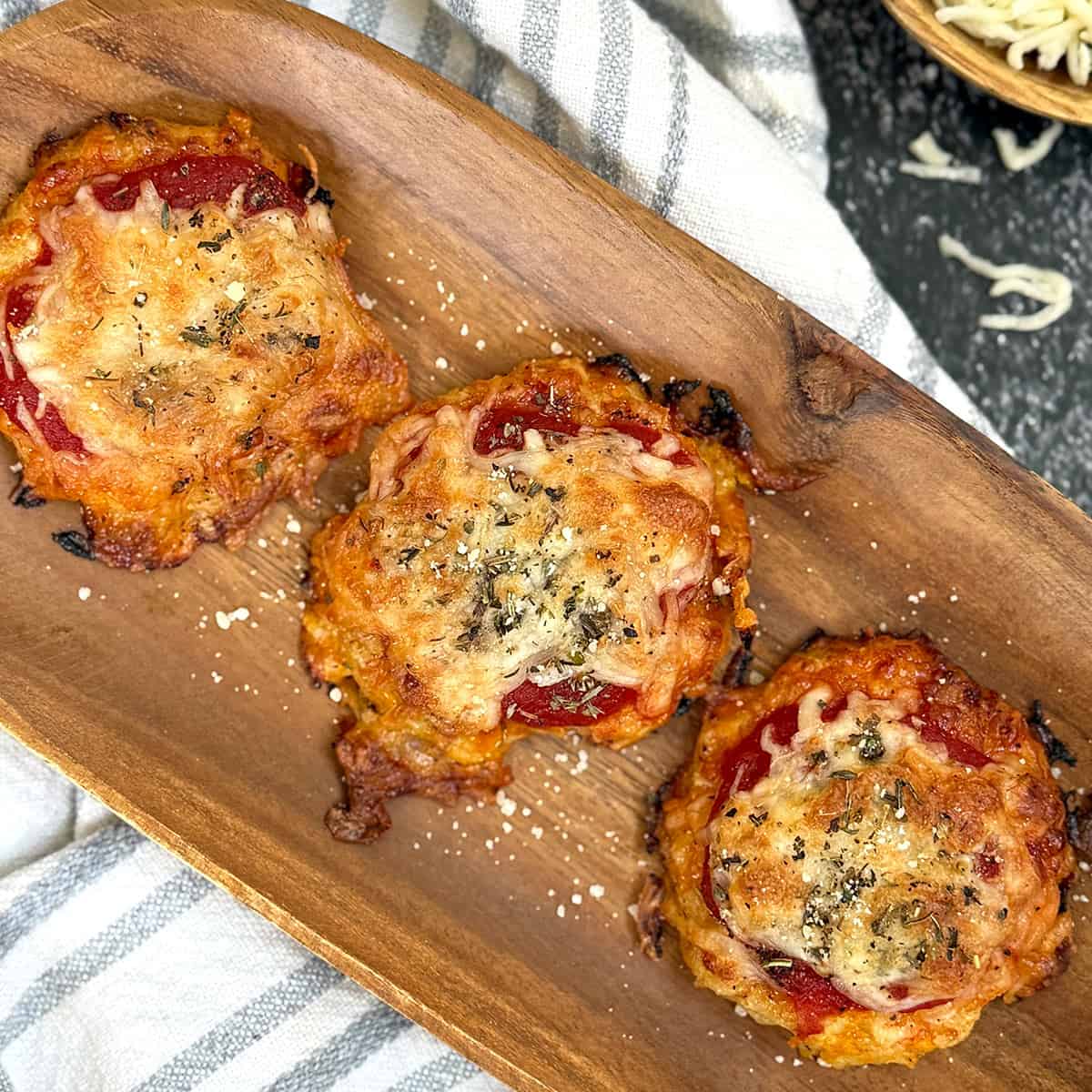 close up of chicken bites