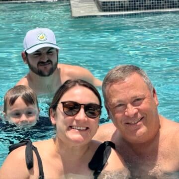 family pool day