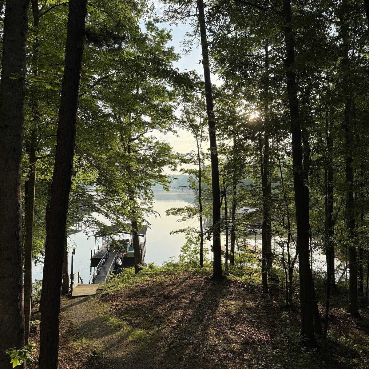 views from the lake house