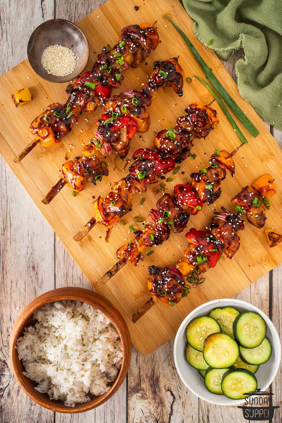 chicken skewers fully assembled