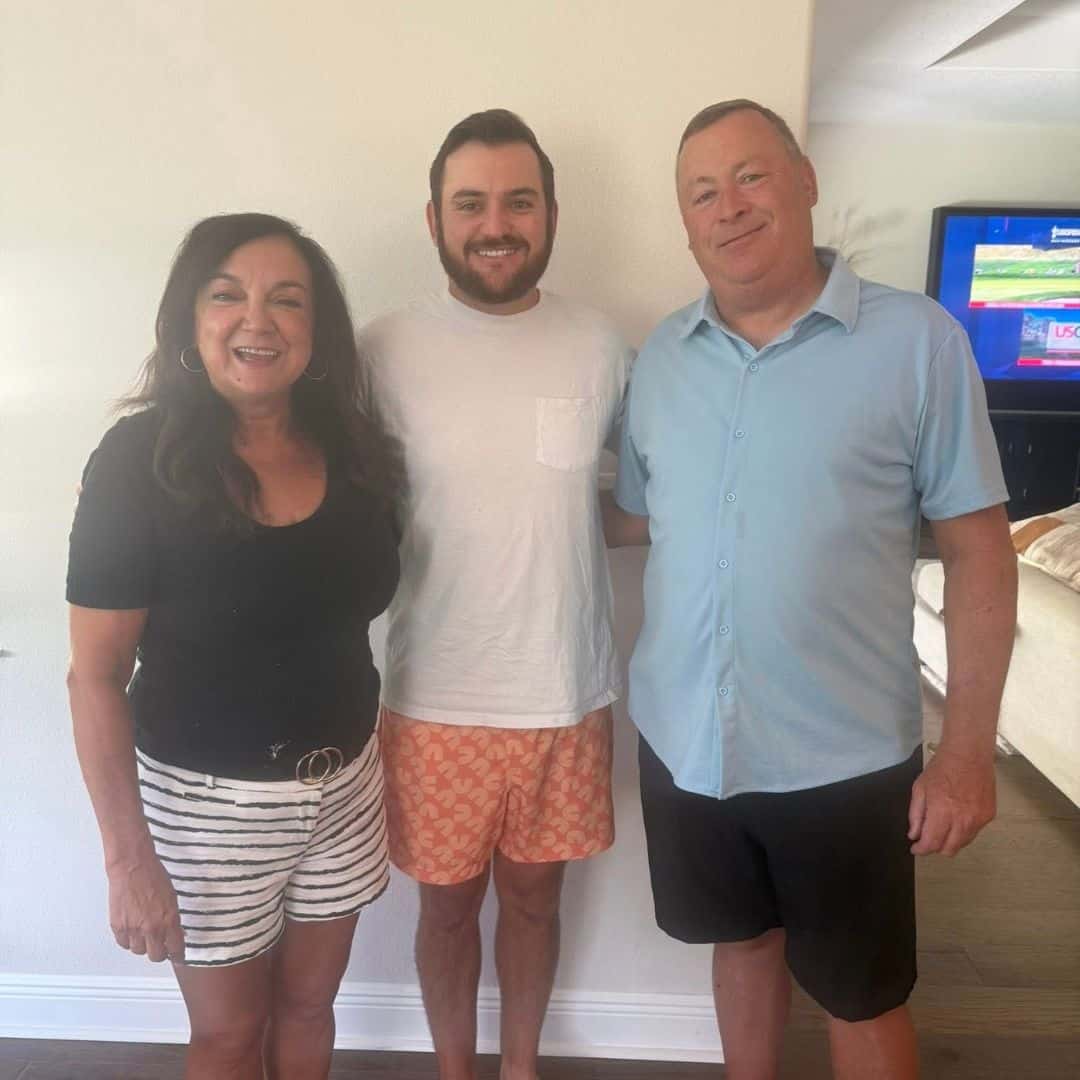Ron, Ronnie, and I celebrating Ronnies 30th birthday