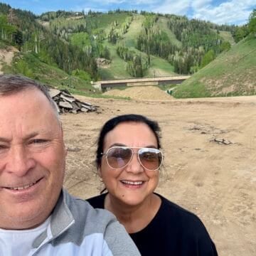 Ron and Isabel in Park City