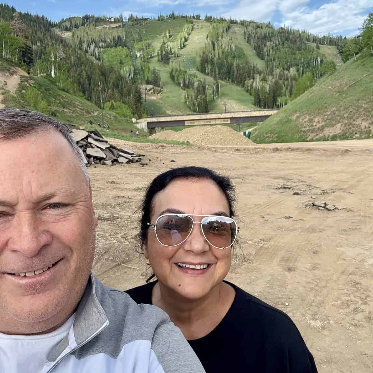 Ron and Isabel in Park City