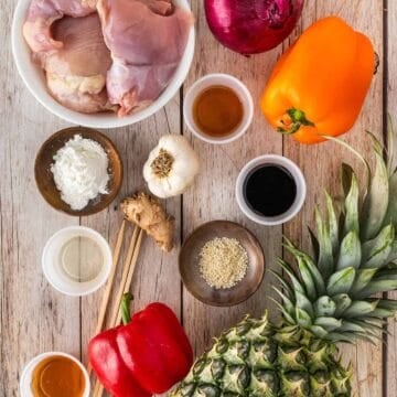 ingredients spread out on a table