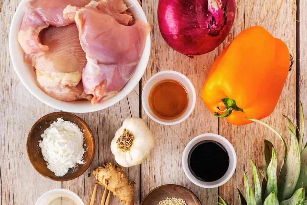 ingredients spread out on a table