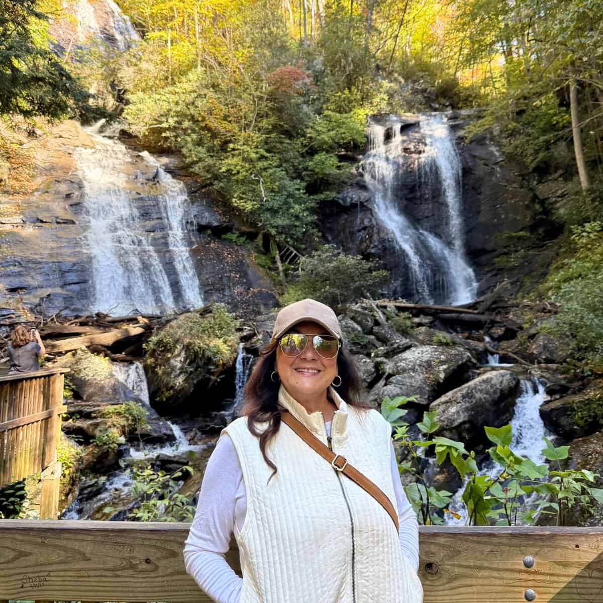 isabel and waterfall