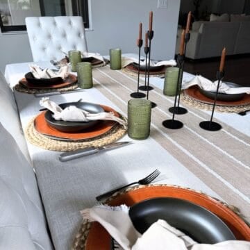 thanksgiving table scape