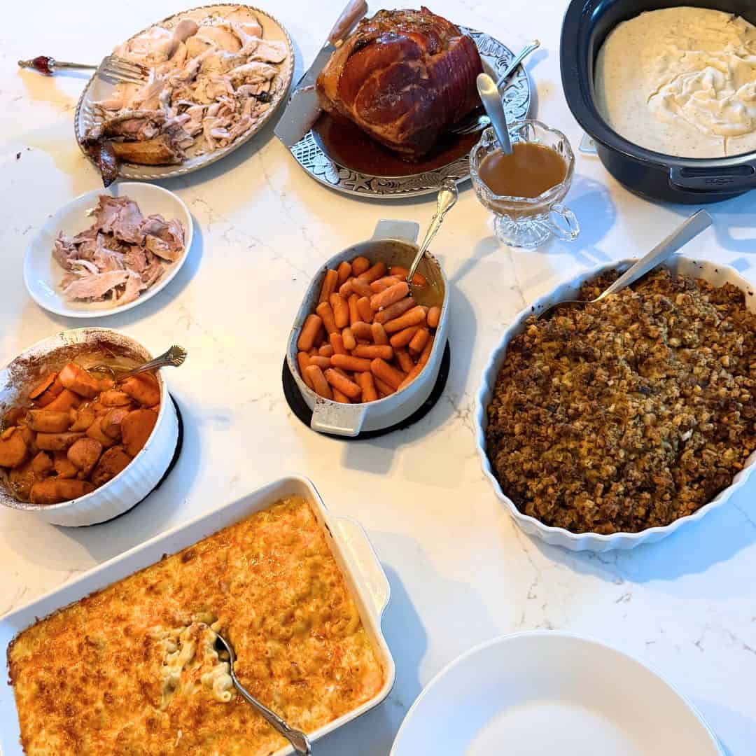 thanksgiving spread