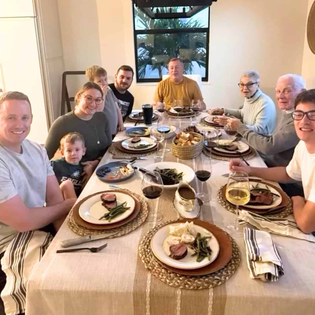 christmas dinner round one