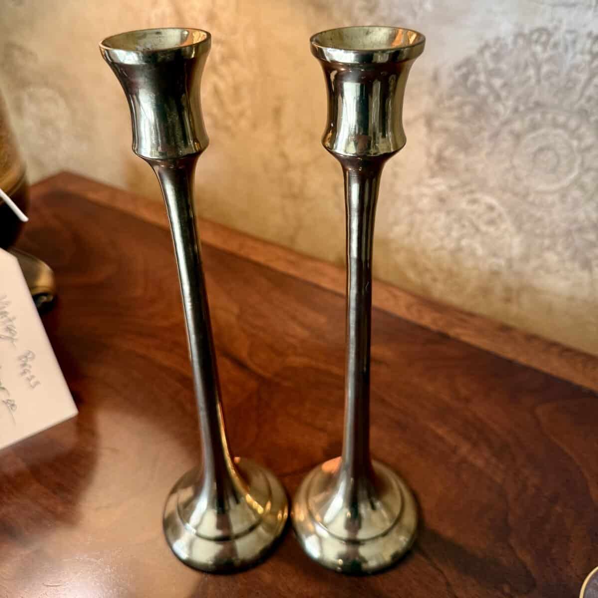 brass candlesticks