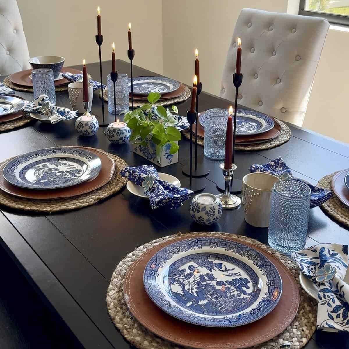 new spring tablescape